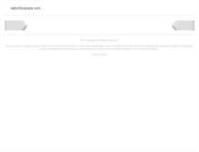 Tablet Screenshot of detoxfootpads.com